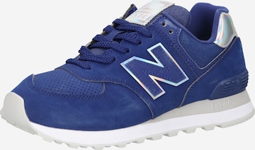 new balance Ниски маратонки '574' в синьо: отпред