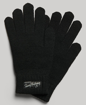 Superdry Fingerhandschuhe in Schwarz