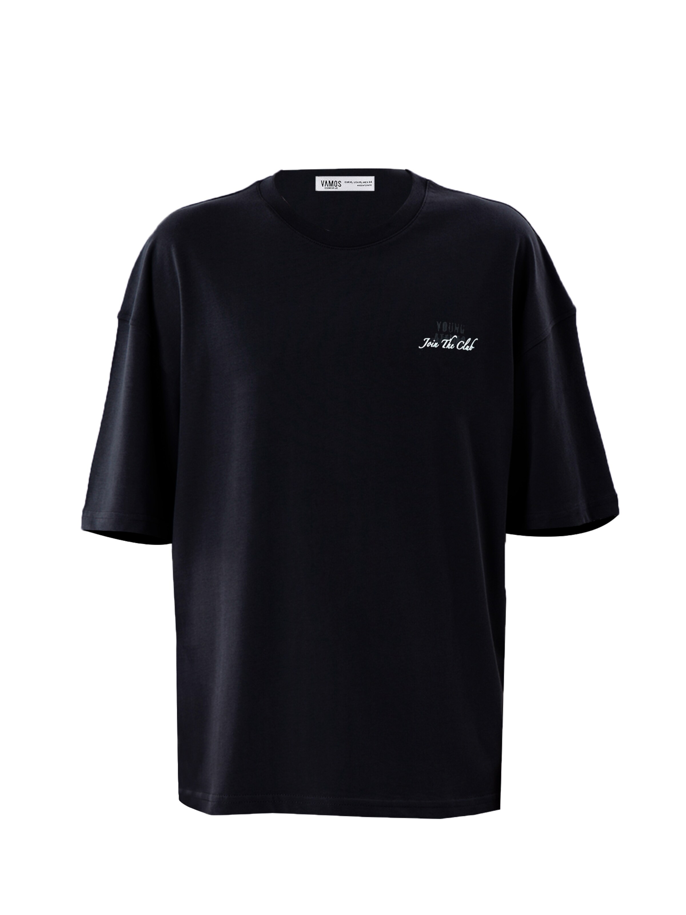 VAMOS CLO - Camisa em preto: frente