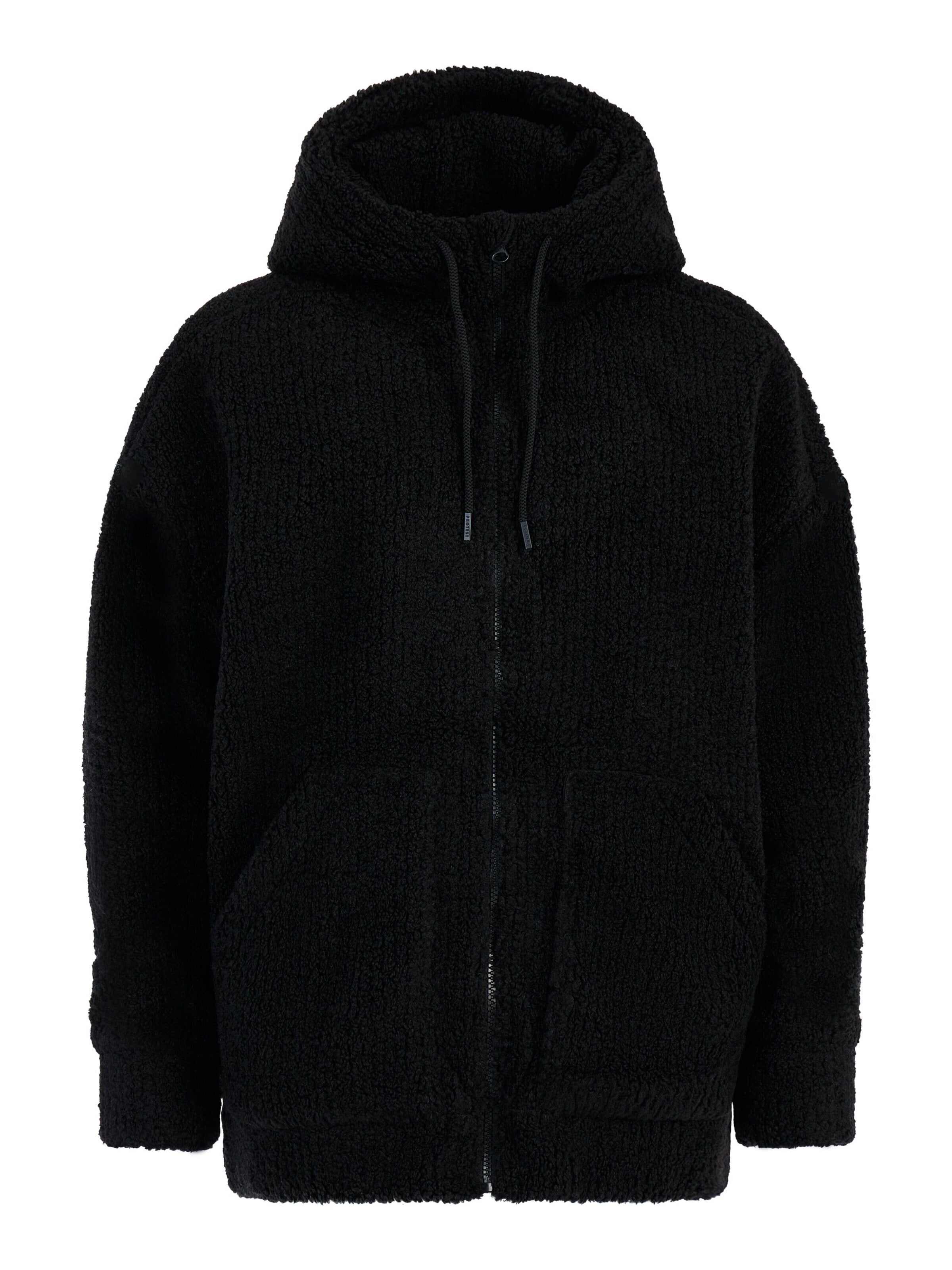 PROTEST Fleece jas 'PRTSophy' in Zwart: voorkant