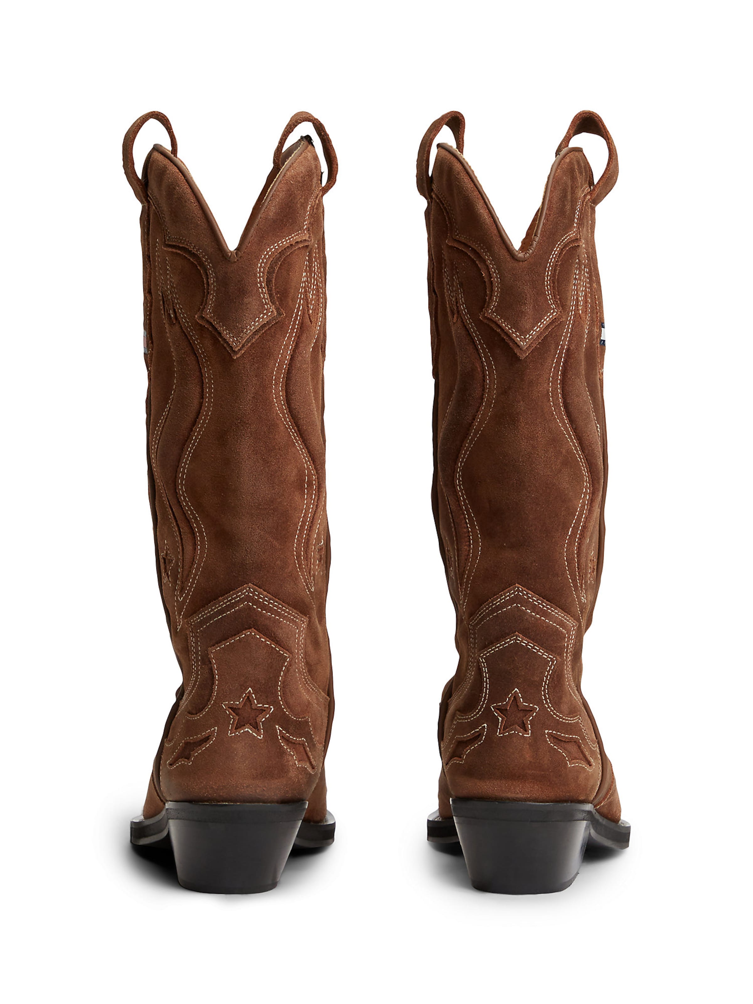 Bottes de cowboy Tommy Jeans en marron