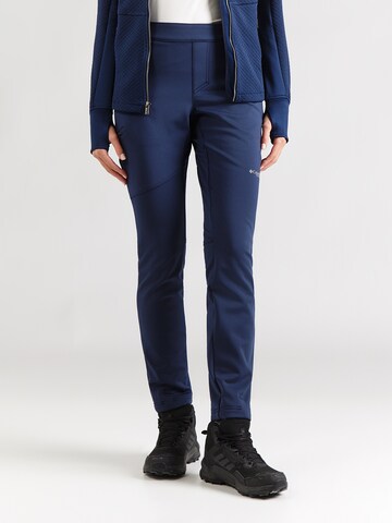 COLUMBIA Обычный Штаны в спортивном стиле 'Vast Canyon' в Синий: спереди