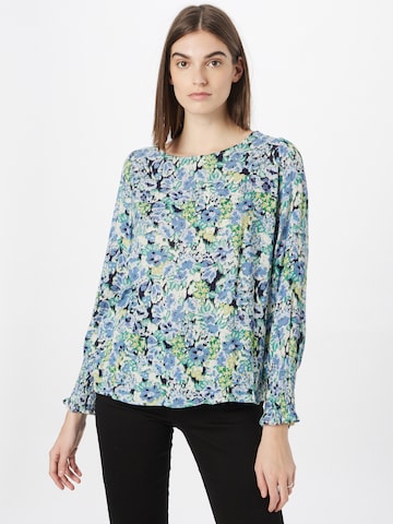 Fransa - Blusa 'Nynne' em azul: frente