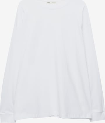 T-shirt Pull&Bear en blanc : devant