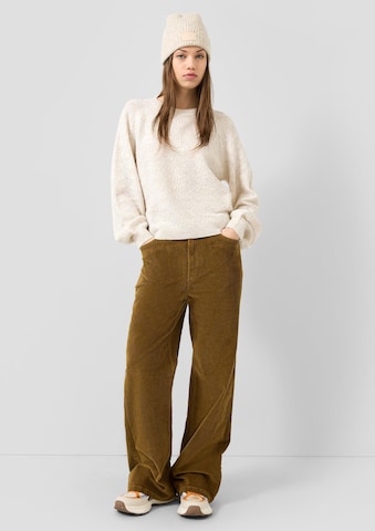 Pullover di QS in beige: frontale