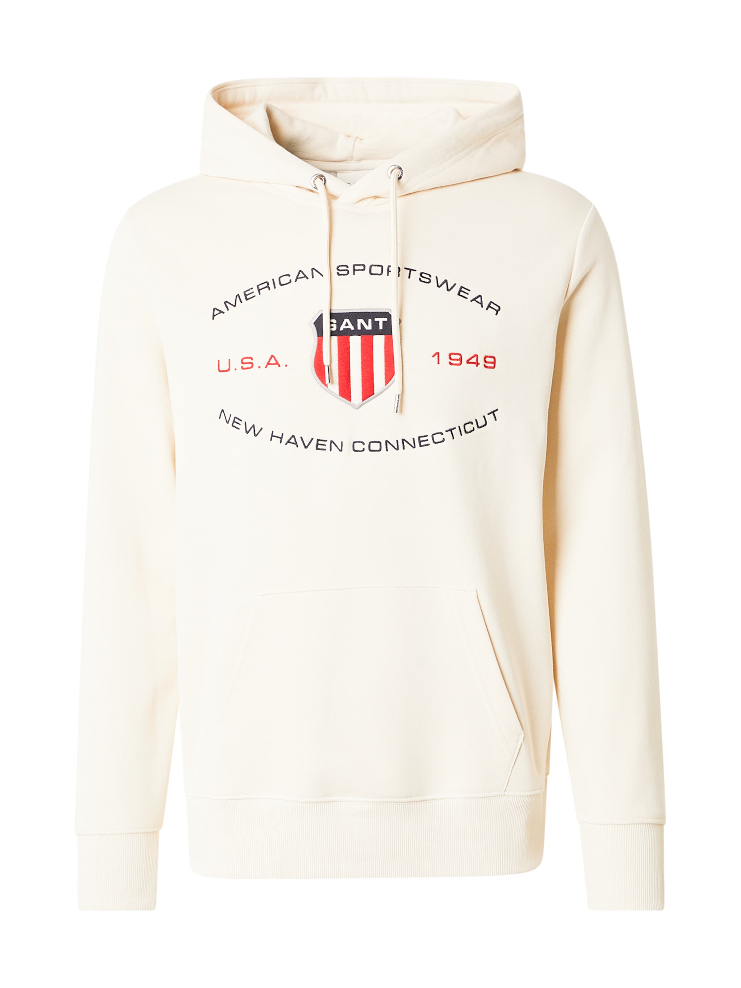 GANT Суичър в бежово: отпред