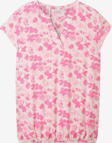 Camicia da donna di Tom Tailor Women + in rosa: frontale