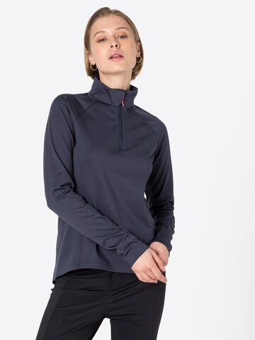 JACK WOLFSKIN Athletic Sweatshirt in Grey: front