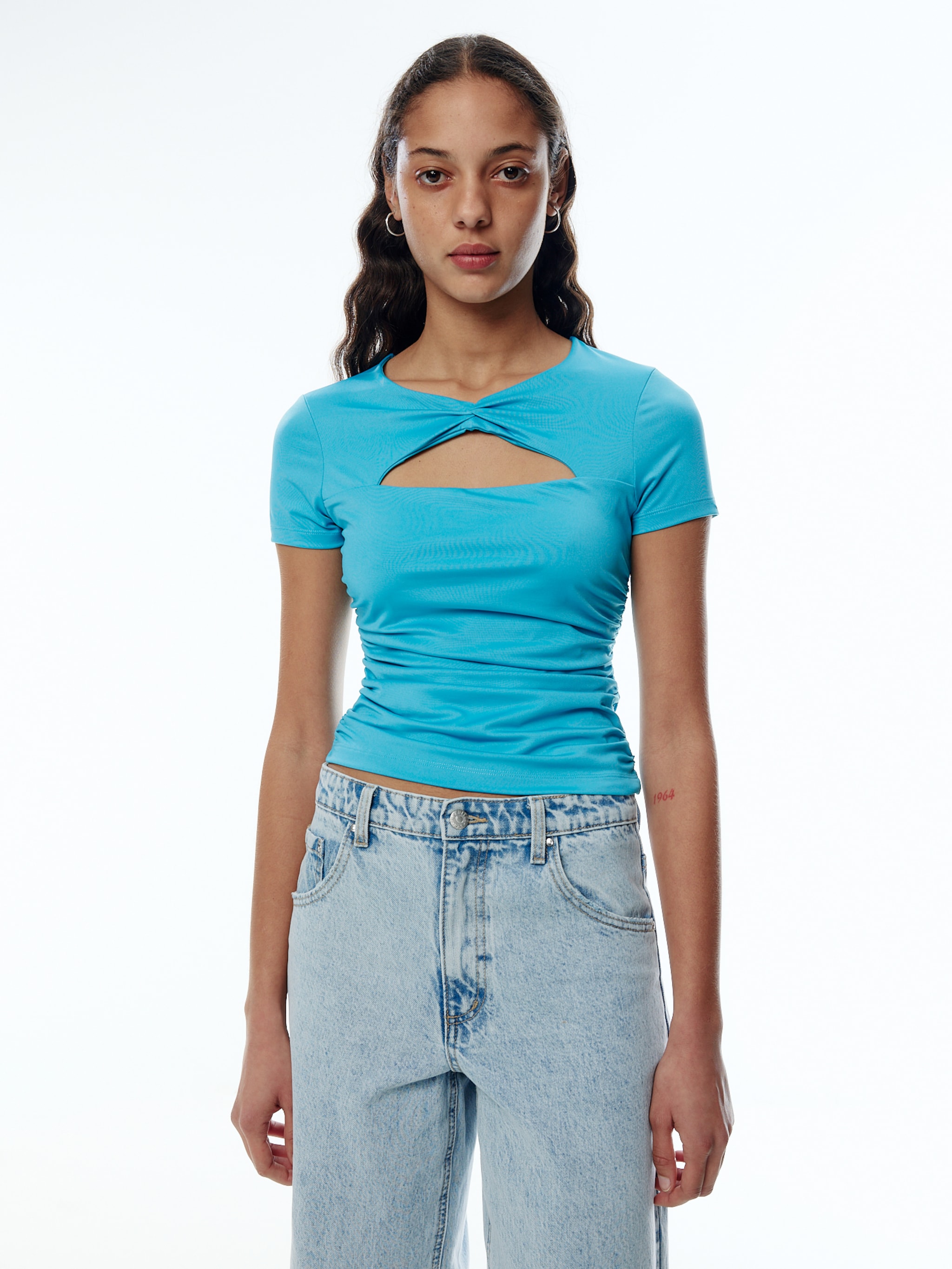 EDITED Producten Shirt 'Verona' Blauw