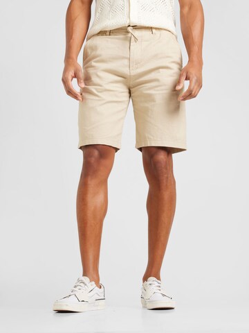 s.Oliver Regular Chino Pants in Beige: front