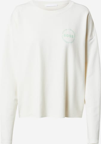 BOSS Orange Sweatshirt 'Elina' in White: front