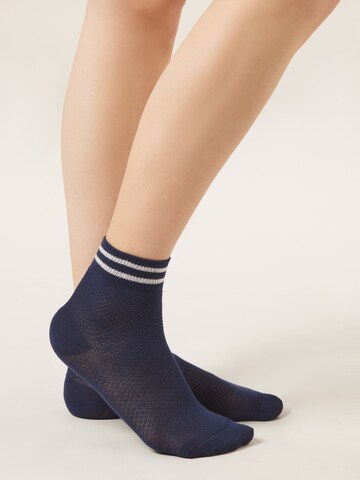 CALZEDONIA Socks in Blue