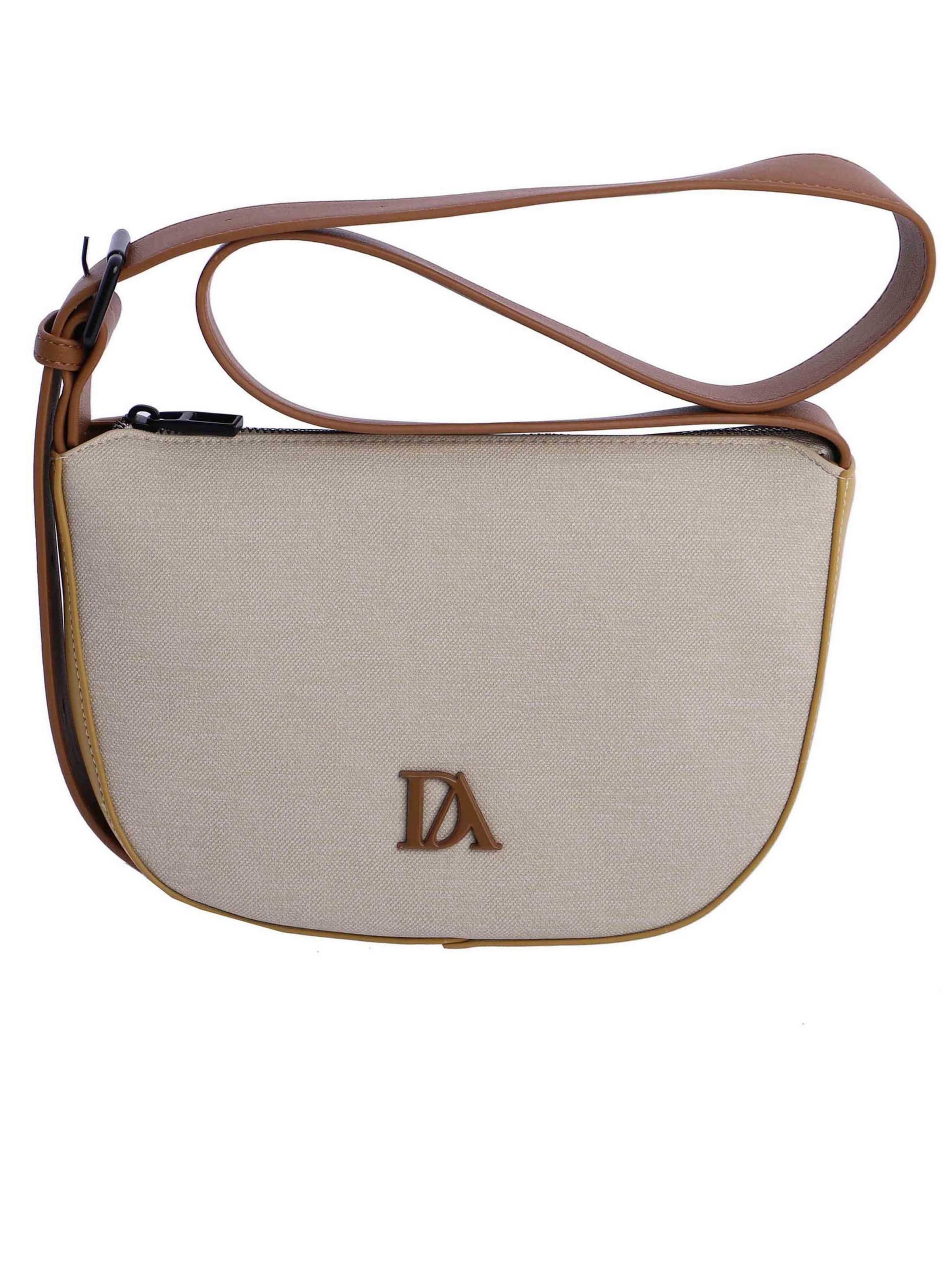 Don Algodon - Bolso de hombro 'Tropic' en beige: frente