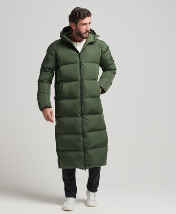 Superdry Winter Coat 'Super Duvet' in Green