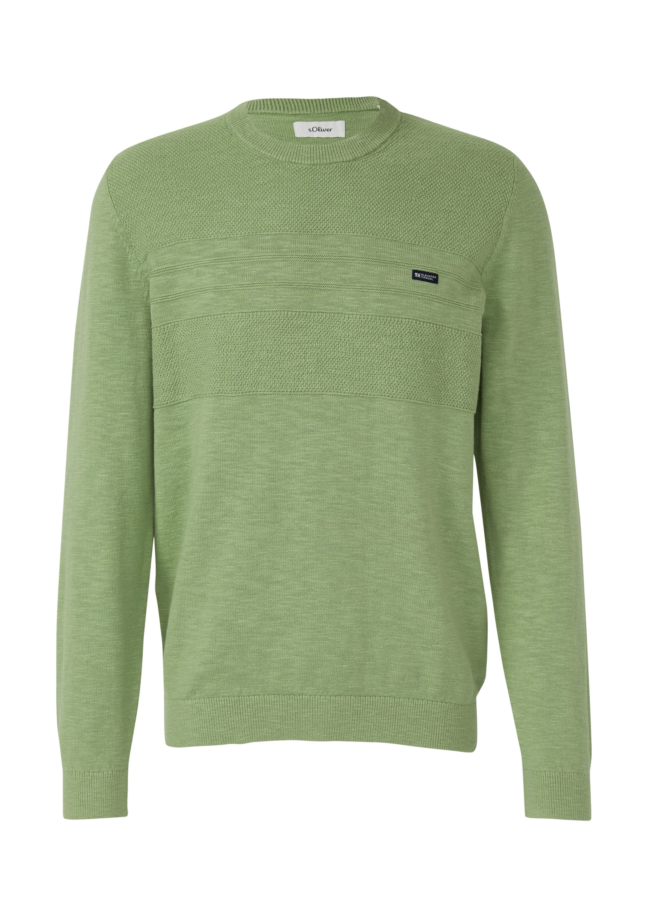 s.Oliver Πουλόβερ σε πράσινο: μπροστά
