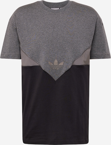 ADIDAS ORIGINALS Shirt 'Adicolor Seasonal Reflective' in Zwart: voorkant