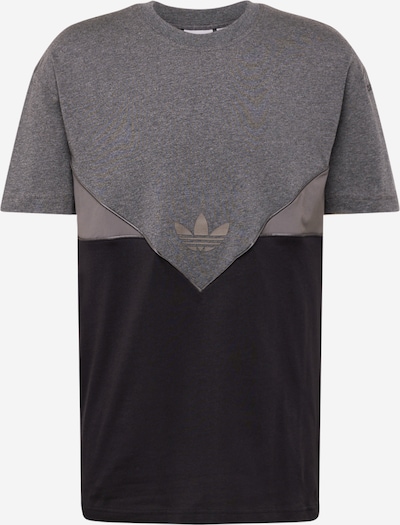 ADIDAS ORIGINALS Camiseta 'Adicolor Seasonal Reflective' en gris plateado / gris moteado / negro, Vista del producto
