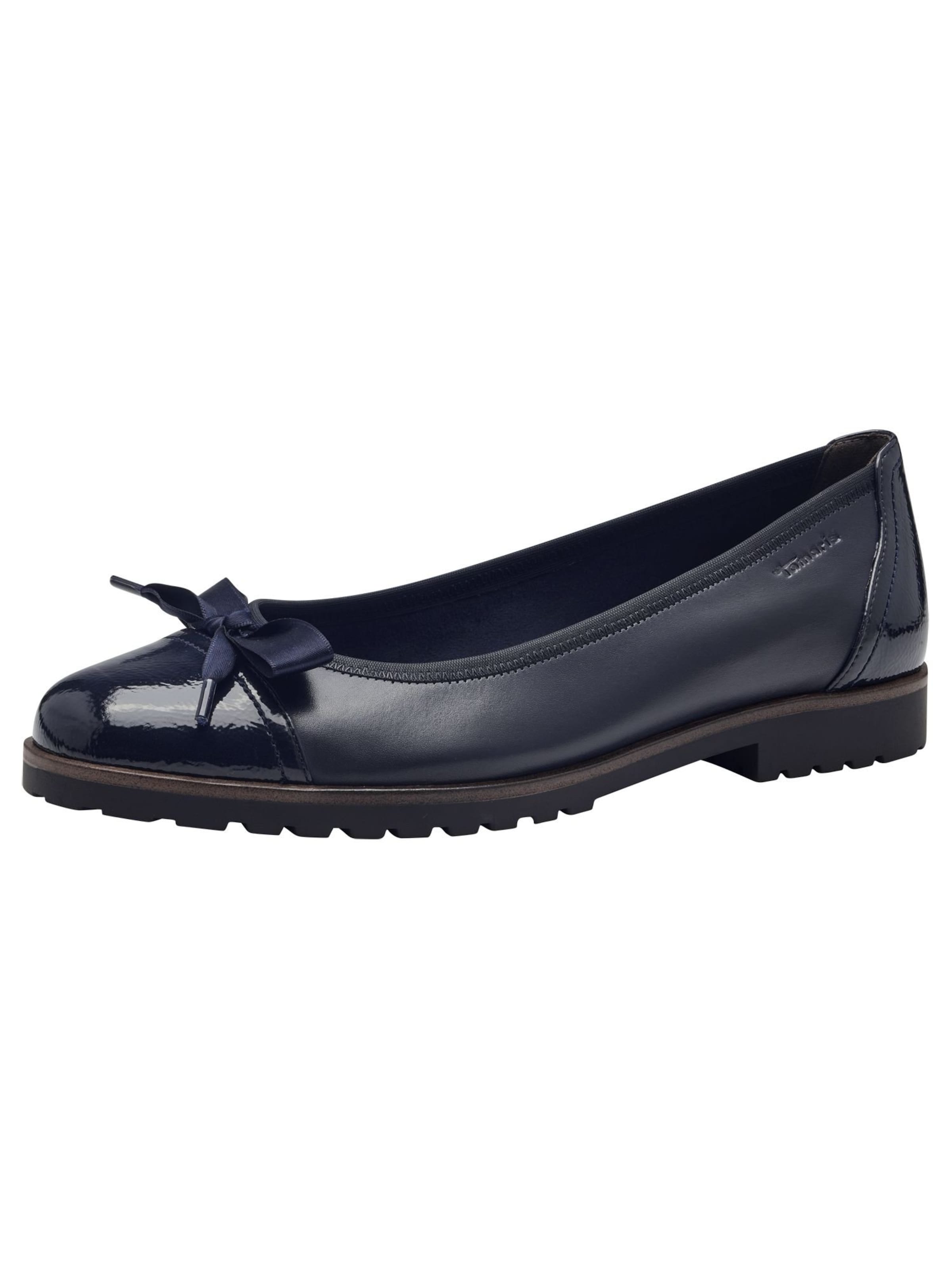 Tamaris Ballerina in Blauw: voorkant