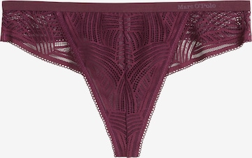 String ' Timeless Lace ' Marc O'Polo en rouge : devant