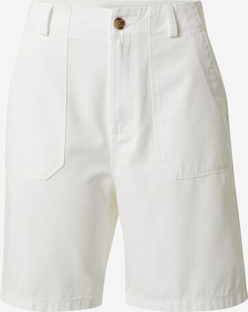 ESPRIT Regular Trousers in White: front