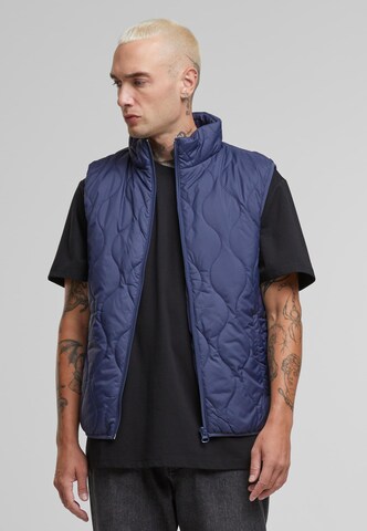 Urban Classics Weste in Blau: Vorderseite