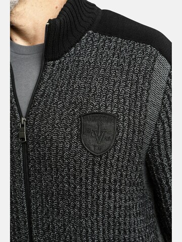 Jan Vanderstorm Knit Cardigan 'Halsten' in Black