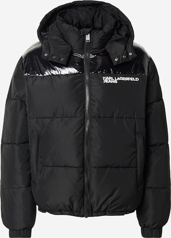 KARL LAGERFELD JEANS Talvitakki värissä musta: etupuoli