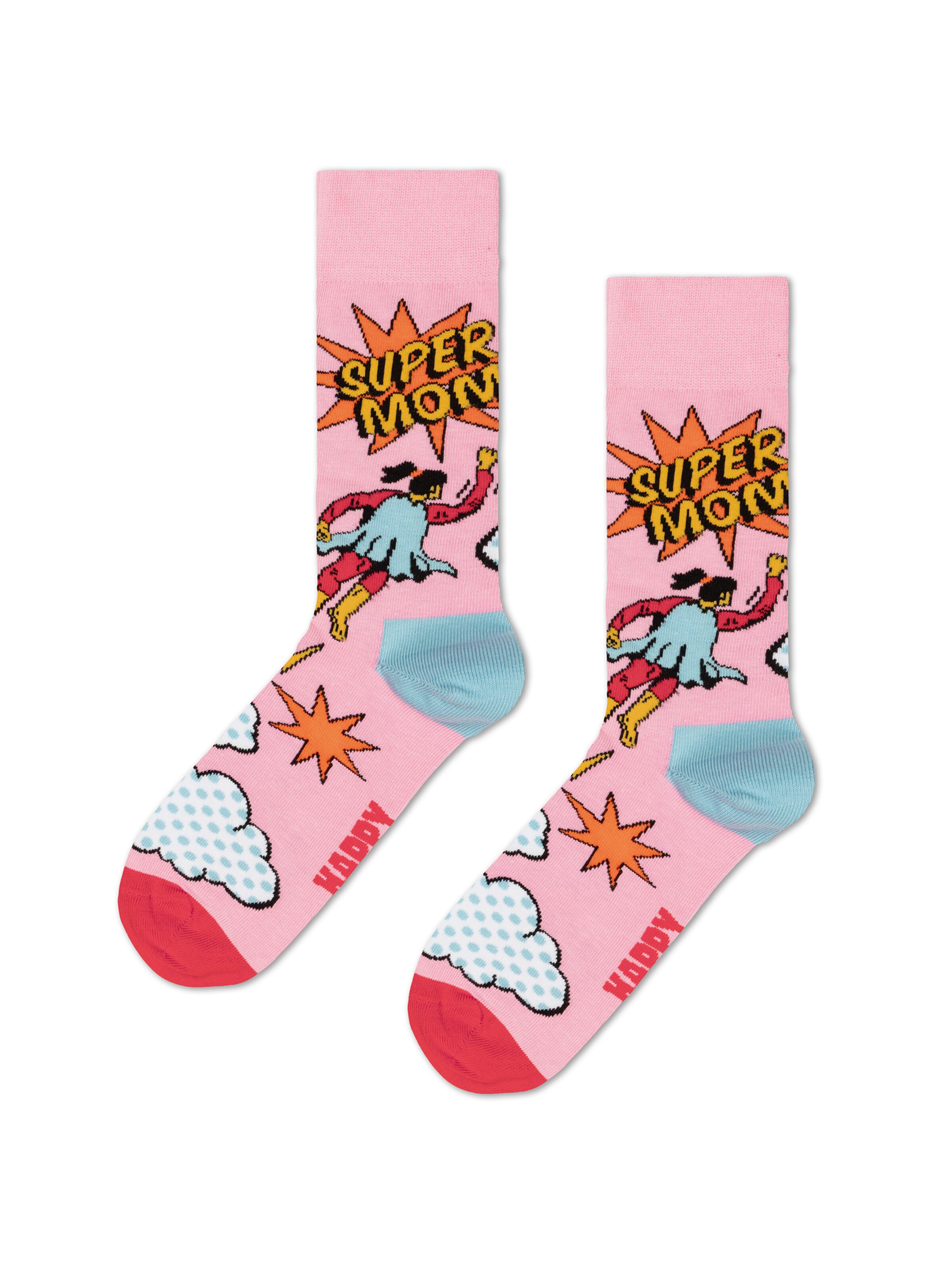 Happy Socks Socken 'Super Mom' in Mischfarben