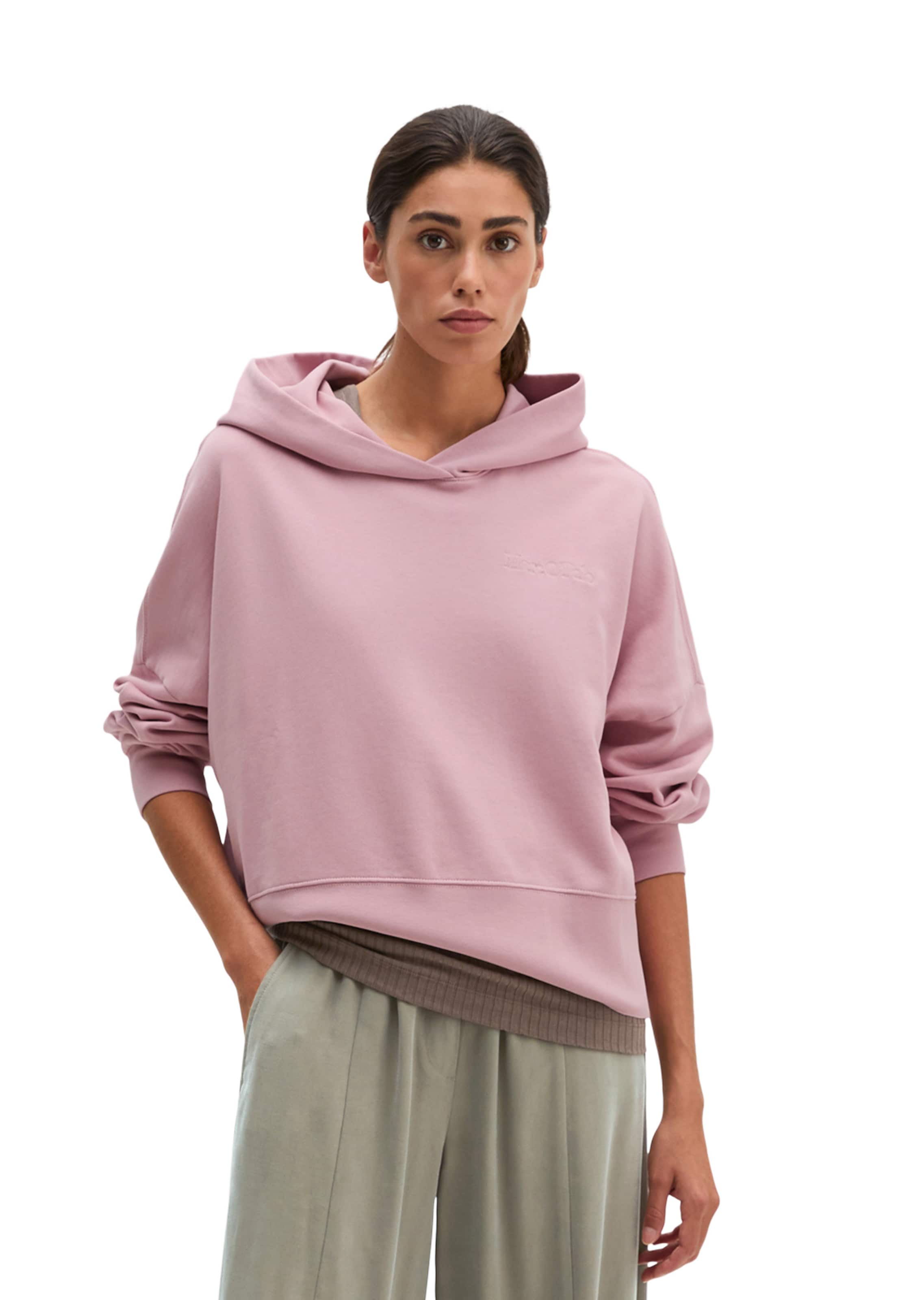 Sweat-shirt Marc O'Polo en rose : devant