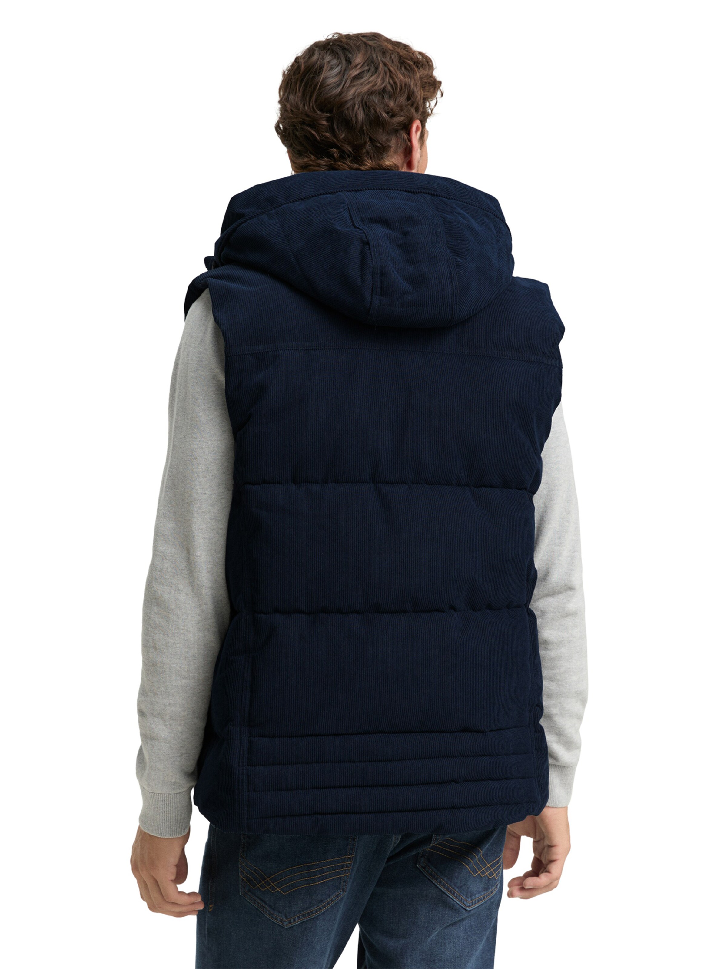 TOM TAILOR Vest in Blue