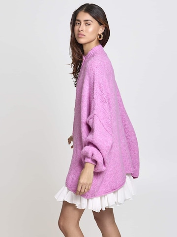 Lilavie Strickjacke ' Lolaa ' in Pink