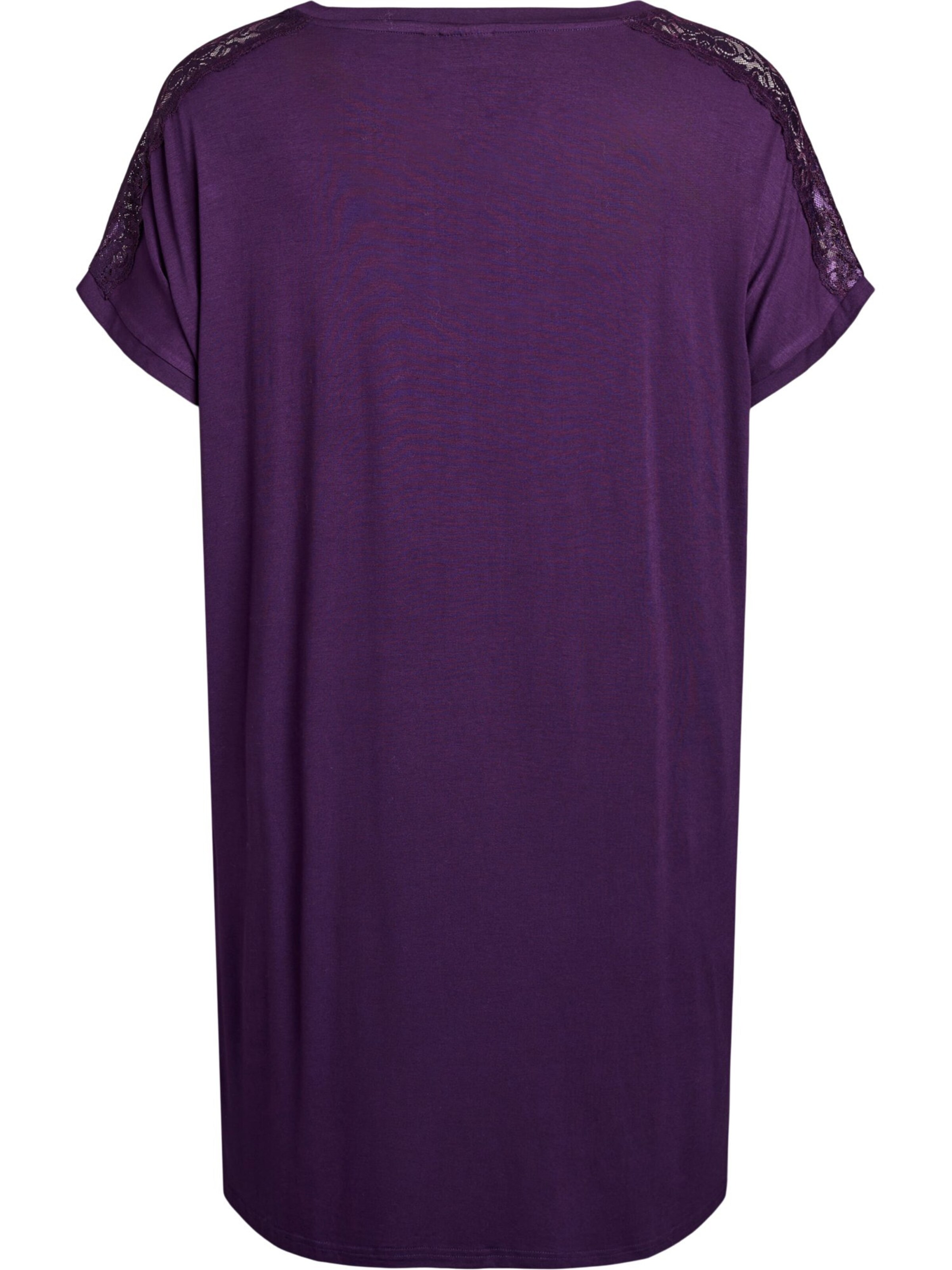 Zizzi Ночная рубашка 'MHALI' в Лиловый