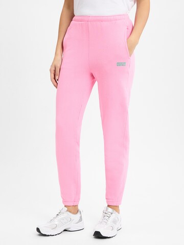 AMERICAN VINTAGE Tapered Broek in Roze: voorkant