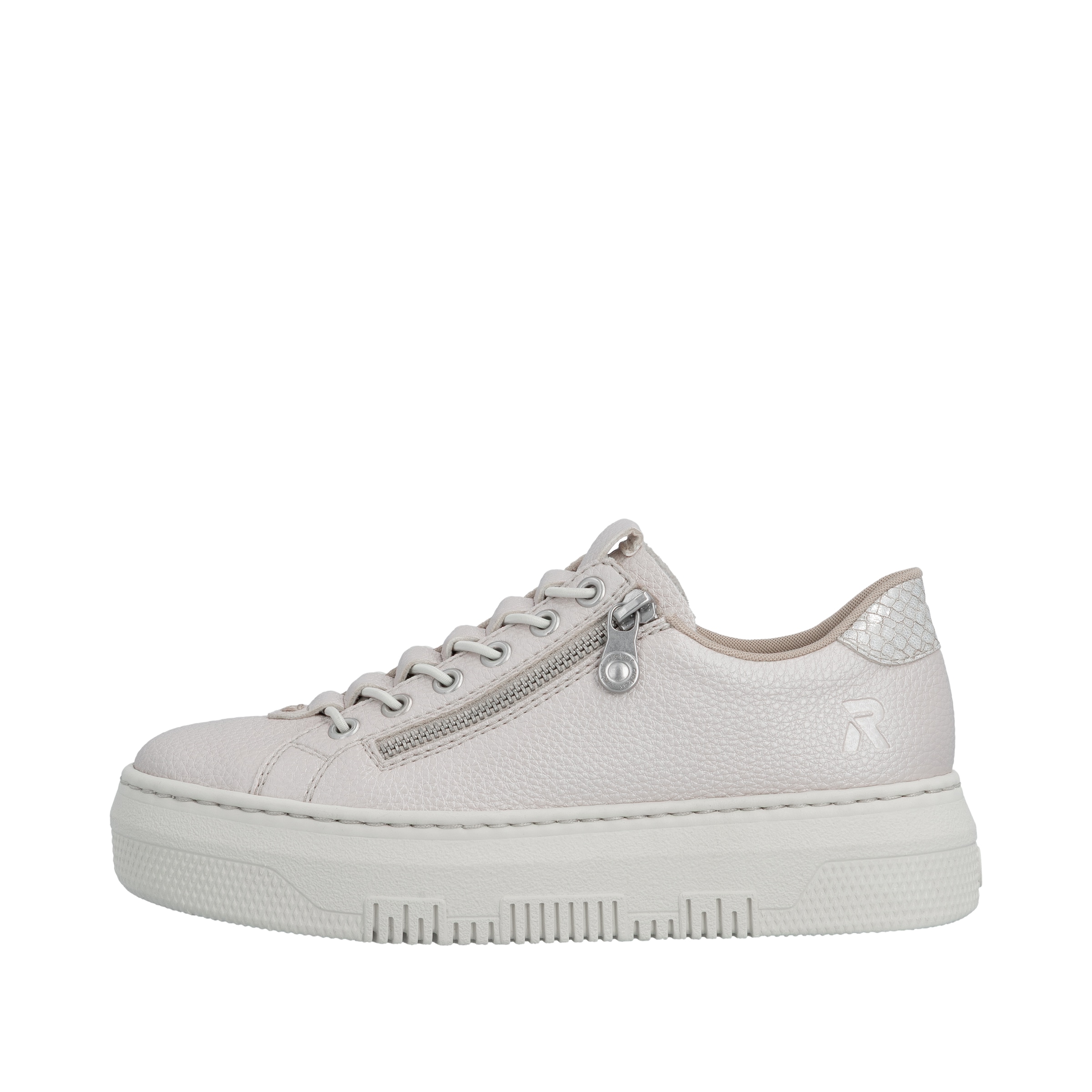 Baskets basses Rieker en argent