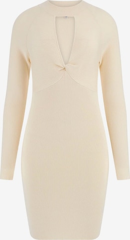 GUESS Knitted dress in White: front