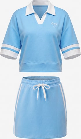 Imily Bela - Traje para estar en casa en azul: frente