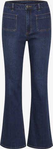 Kaffe Flared Jeans 'Sinem' in Blue: front