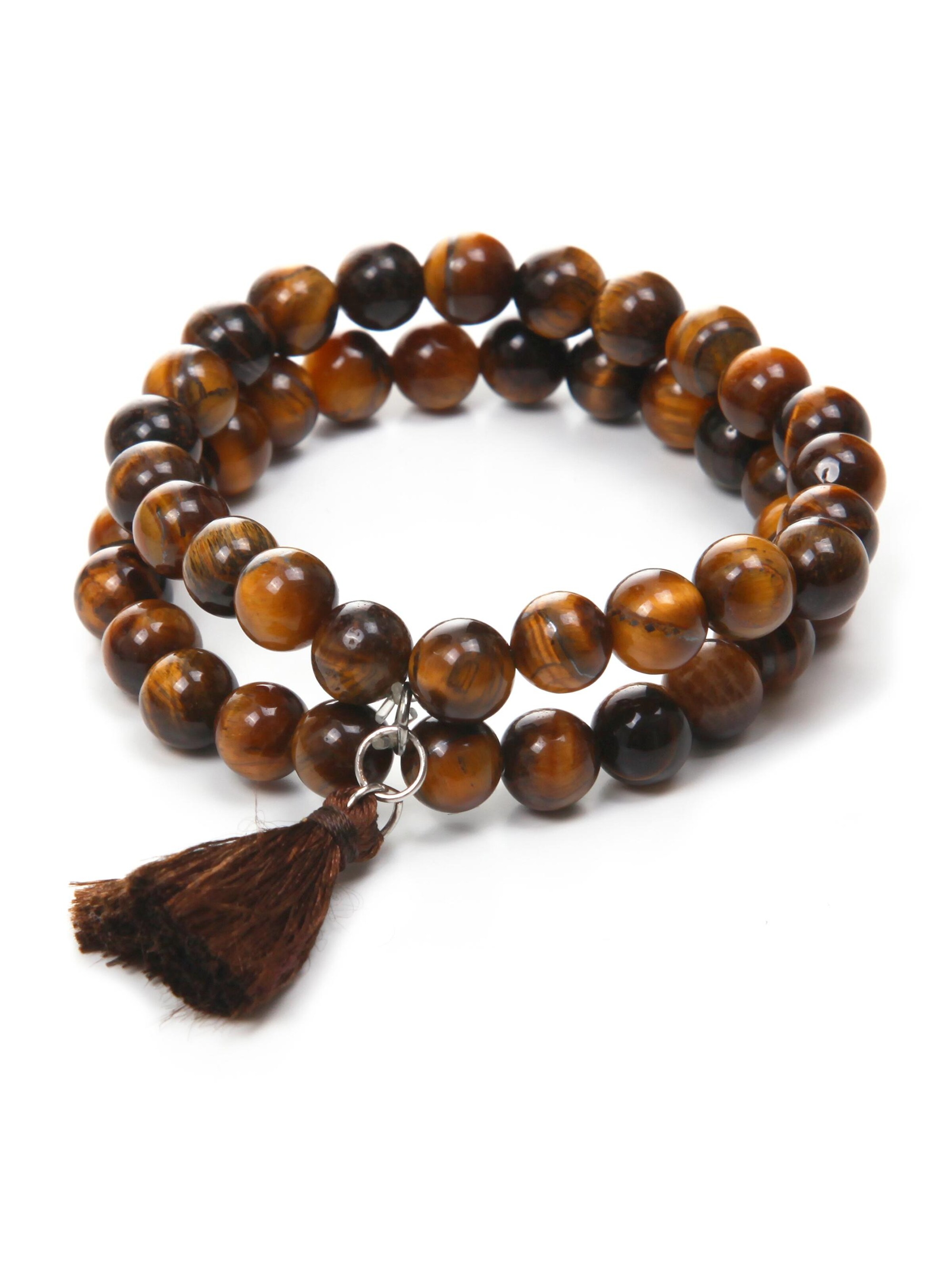 COLLEZIONE ALESSANDRO Bracelet 'Peppa' in Brown: front