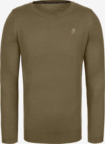 Pull-over Karl Lagerfeld en marron : devant