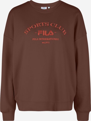 FILA Sweatshirt 'BOROD' in Bruin: voorkant