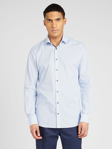 OLYMP Regular fit Button Up Shirt 'Level 5' in Blue: front