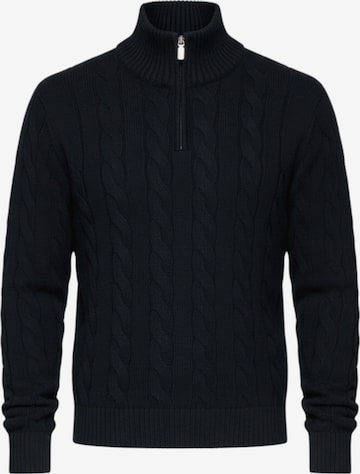 Ombre Trui in Zwart: voorkant