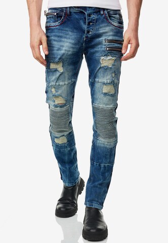 Rusty Neal Regular Jeans 'MISATO' in Blauw: voorkant