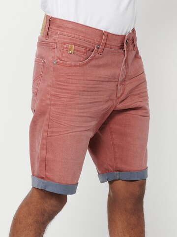 KOROSHI Regular Jeans in Red