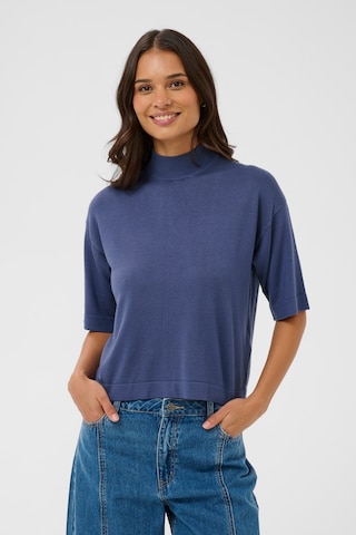Kaffe Pullover in Blau: Vorderseite