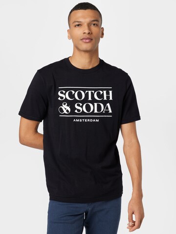 SCOTCH & SODA T-Shirt in Schwarz: predná strana