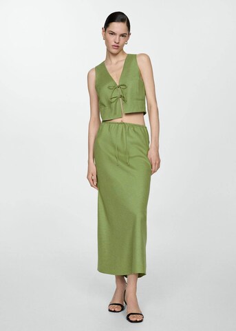 MANGO Skirt 'Lago' in Green