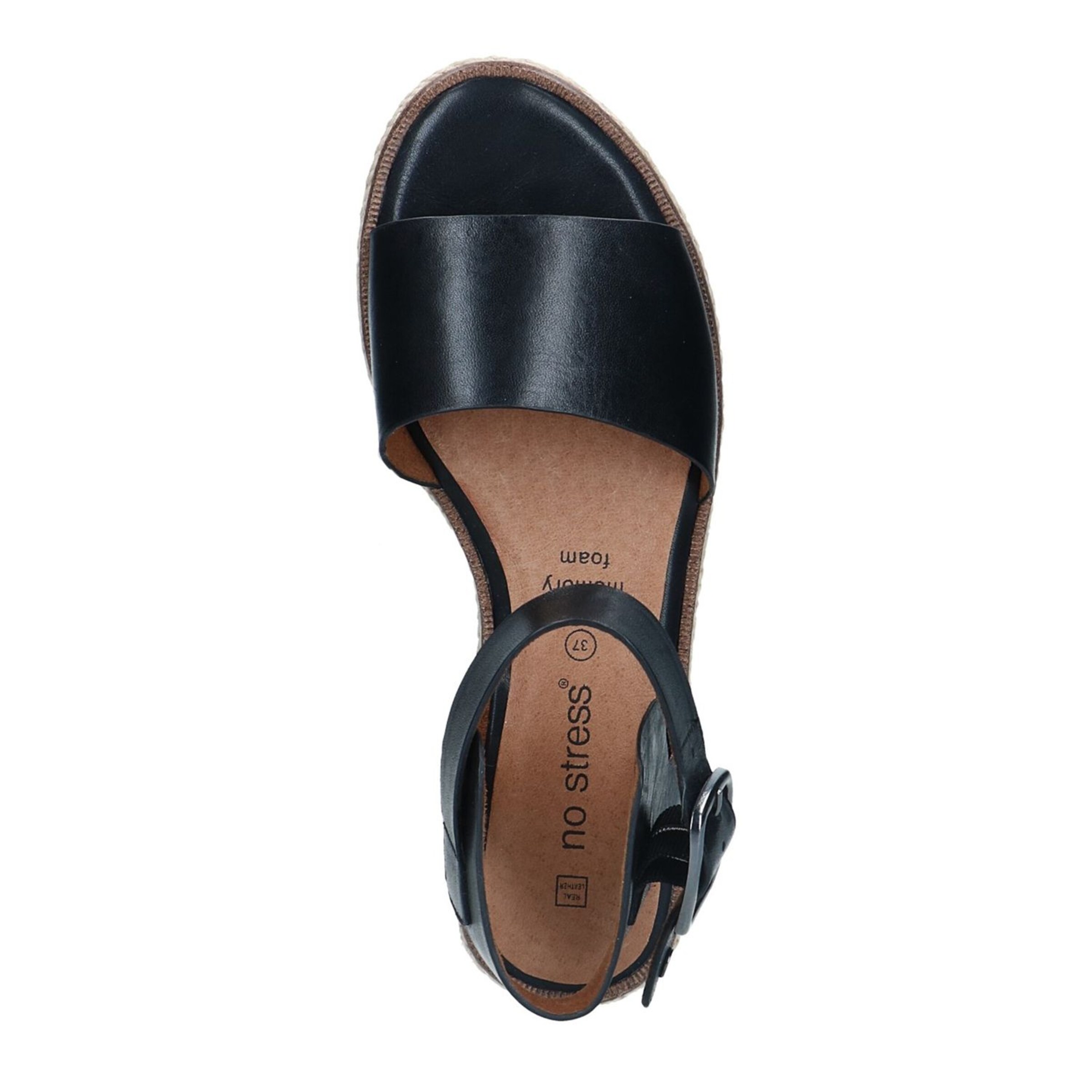 Sandales no stress en noir