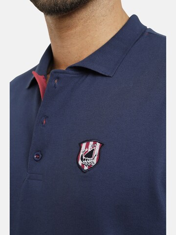 Jan Vanderstorm Poloshirt ' Nisse ' in Blau