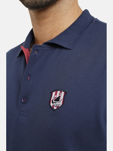 Jan Vanderstorm Poloshirt ' Nisse ' in Blau